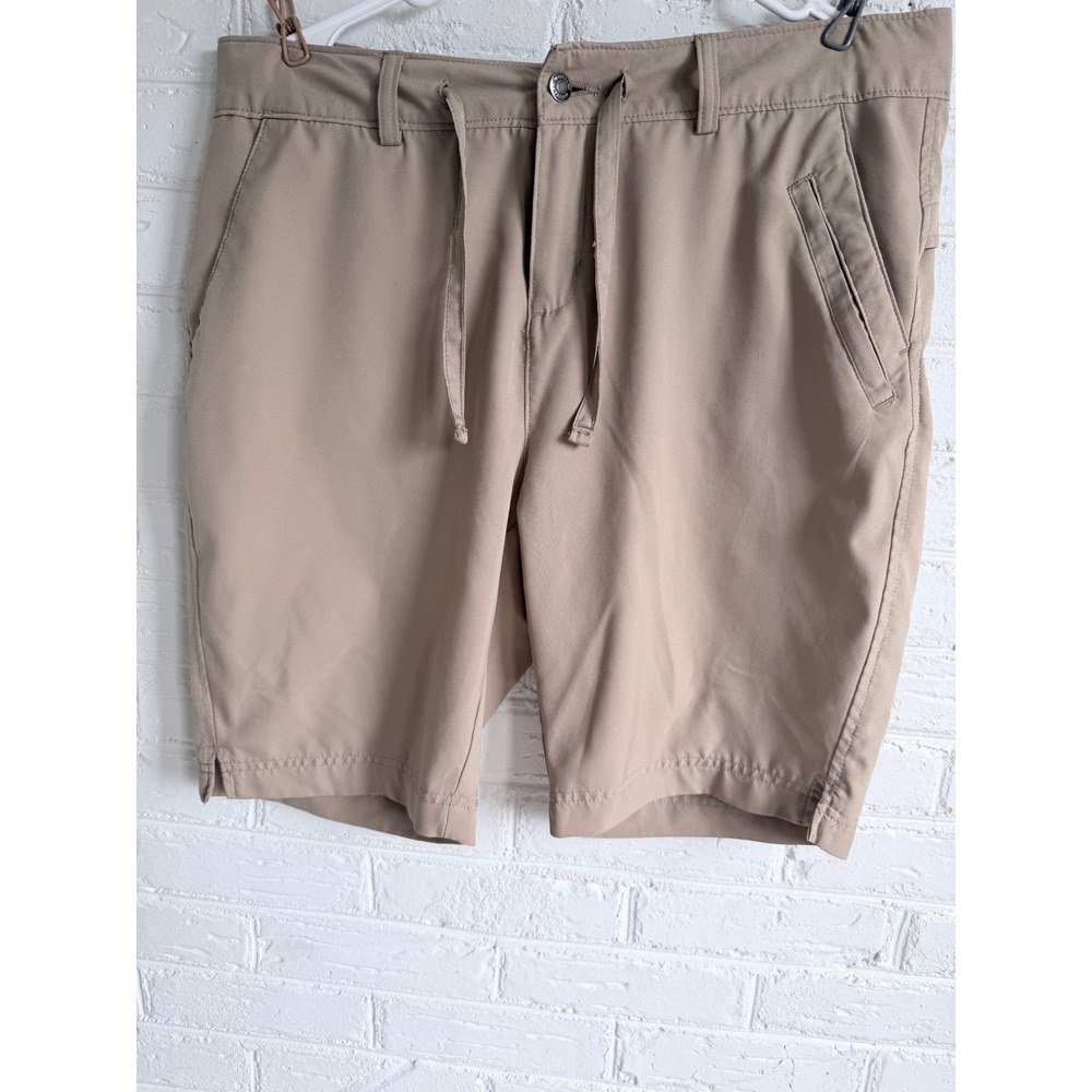 Magellan Outdoors‎ Men Casual Cargo Shorts Khaki Size L Outdoor Hiking